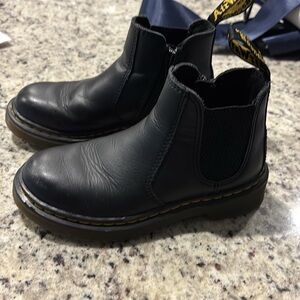 Dr. Martens Black Kids Boots